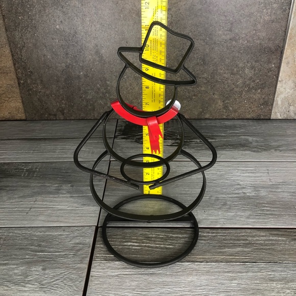 Snowman candle holder - Picture 3 of 4